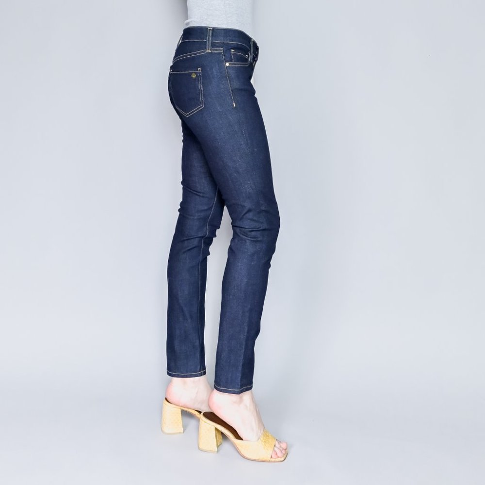 KATE SPADE Indigo Blue Mid-Rise Jeans NWT - Picture 4 of 7